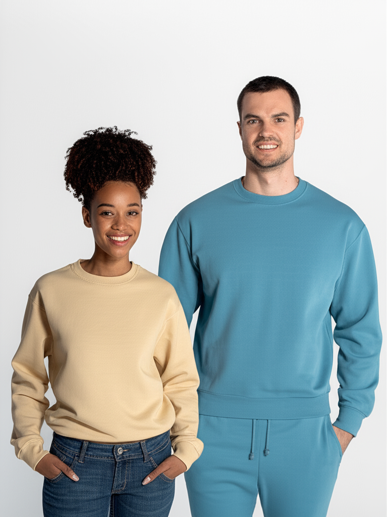 Felpa Unisex Girocollo Premium - Miniatura 1