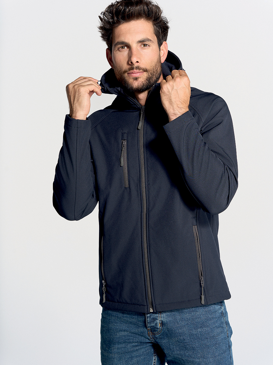 Giacca Softshell con Cappuccio - Miniatura 1