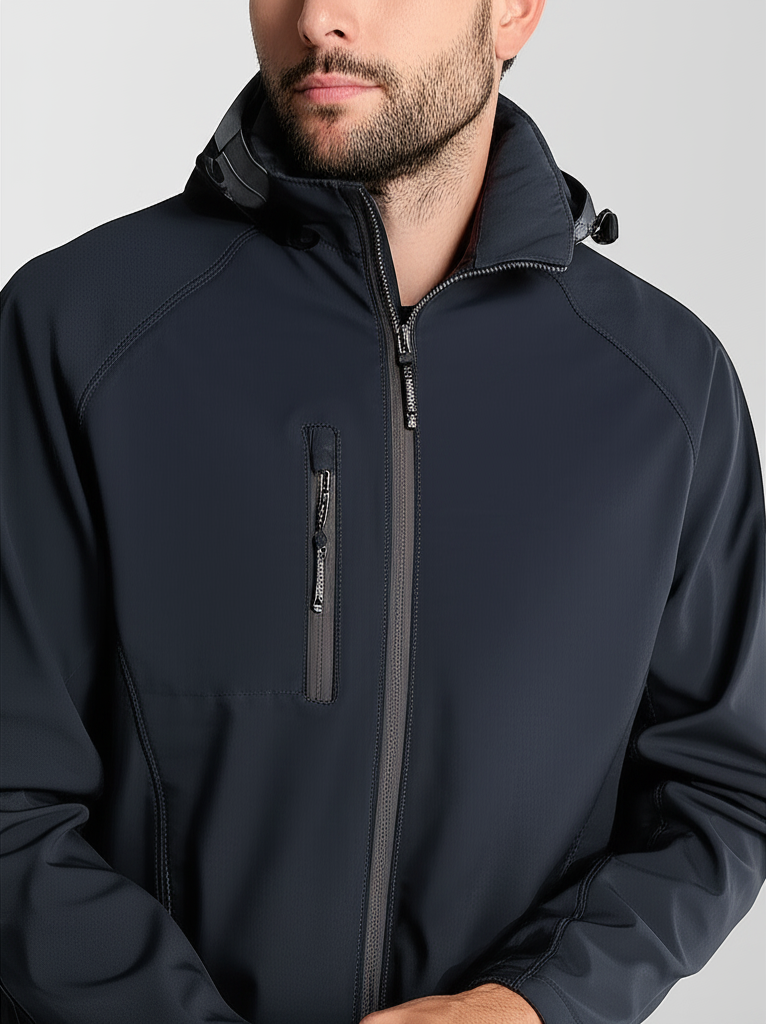 Giacca Softshell con Cappuccio - Miniatura 4