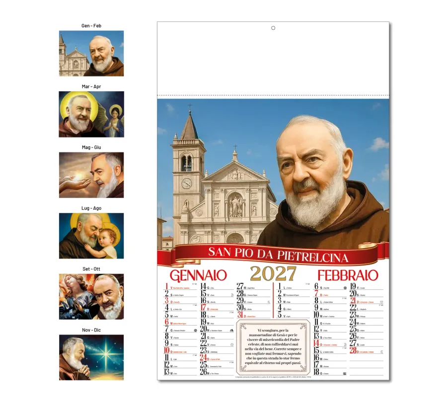 Calendario San Pio