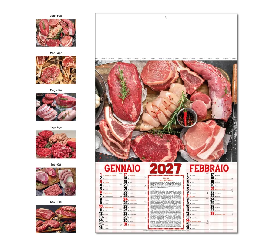 Calendario Dal Macellaio