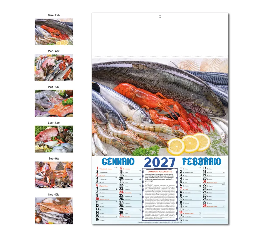 Calendario Mare in Tavola