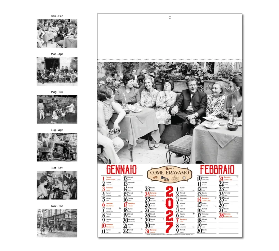 Calendario Come Eravamo