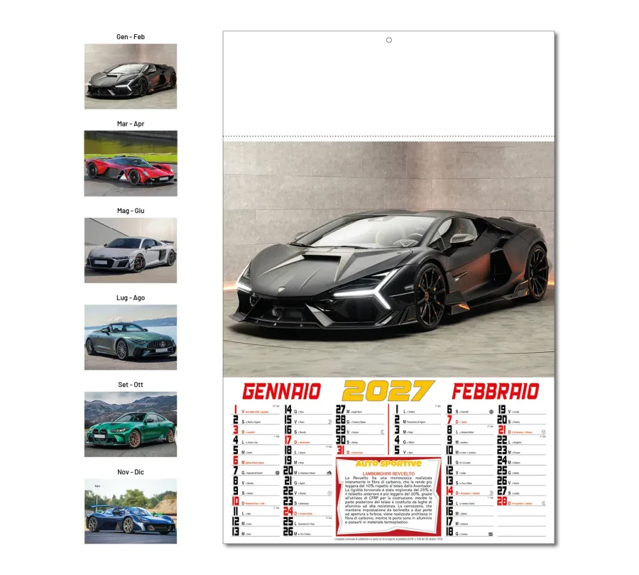 Calendario Auto Sportive