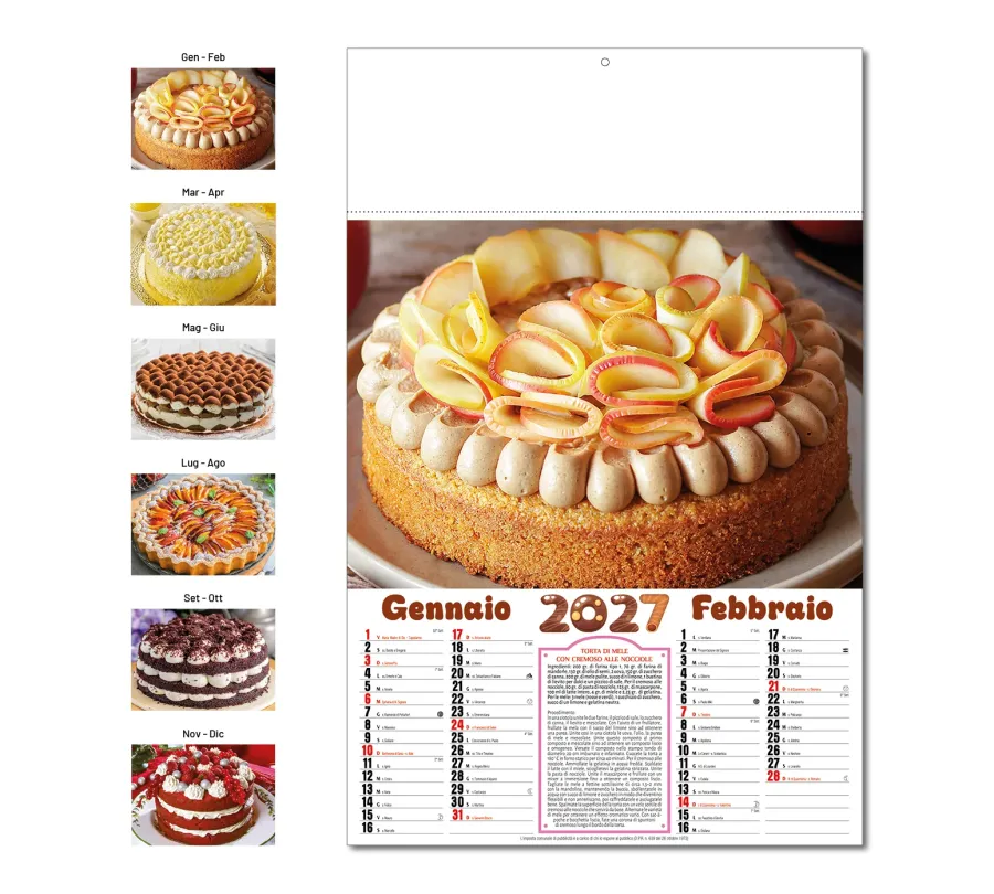 Calendario Dolci