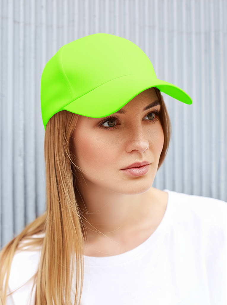 Cappello Visiera Curva 5 Pannelli - Miniatura Red