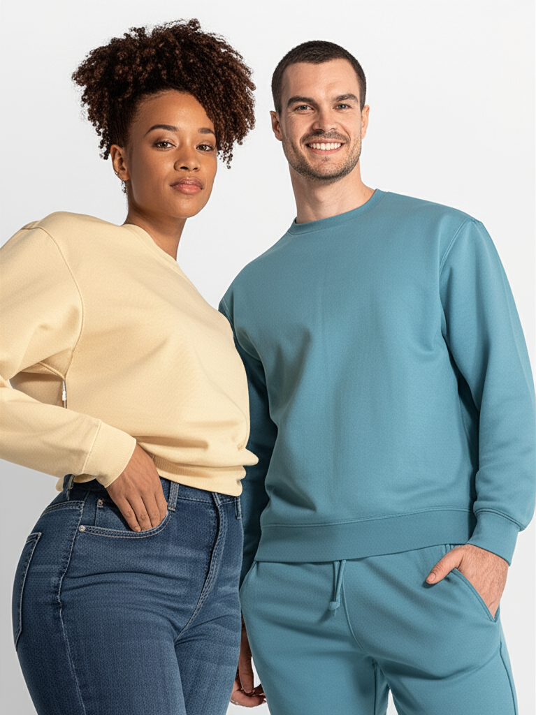 Felpa Unisex Girocollo Premium - Miniatura 4