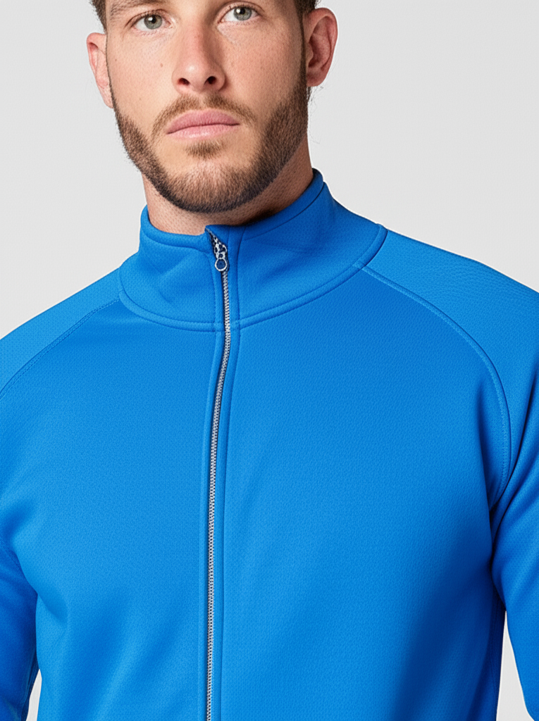 Felpa Unisex Zip Intera Leggera Premium - Miniatura 4