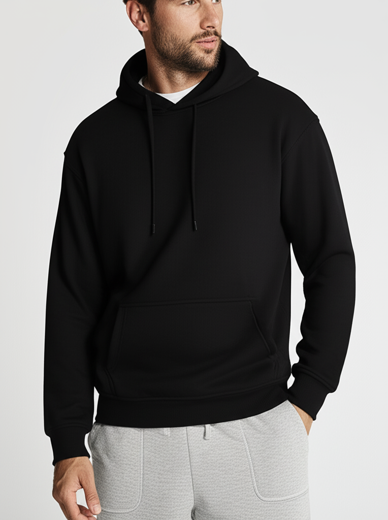 Felpa Uomo Cappuccio Premium - Miniatura 3