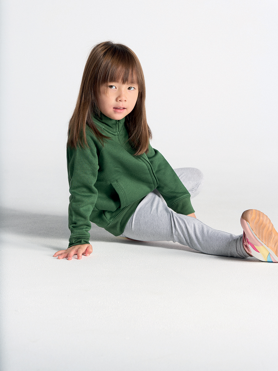 Felpa Zip Intera Bambino/a - Miniatura 1