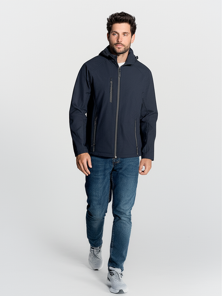 Giacca Softshell con Cappuccio - Miniatura 2