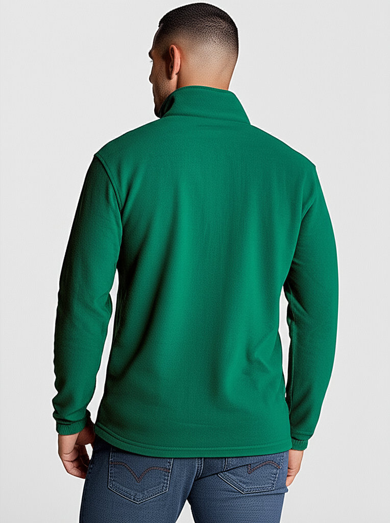 Micropile Unisex Mezza Zip - Miniatura 2