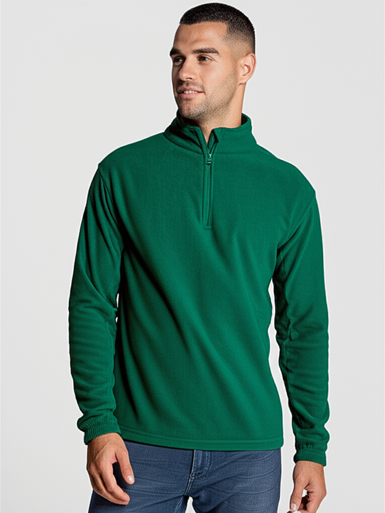 Micropile Unisex Mezza Zip - Miniatura 3