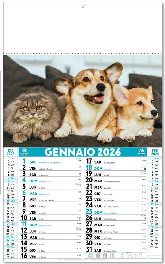 Calendario Cani e Gatti - Miniatura 2