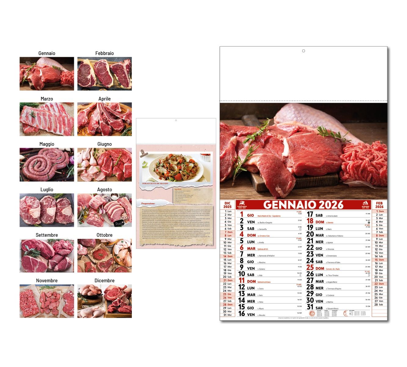 Calendario Carne Cruda - Miniatura 2