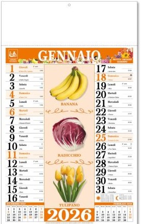 Calendario Frutta, Ortaggi e Giardino - Miniatura 2