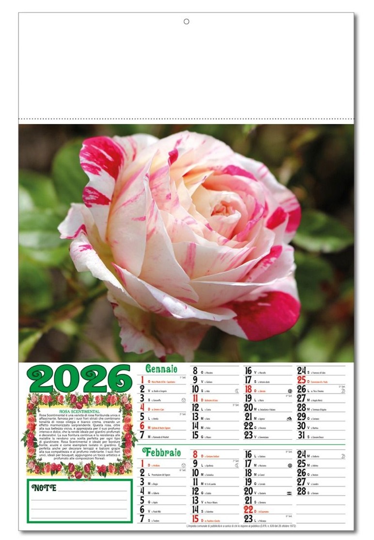 Calendario Fiori e Giardini - Vista Principale